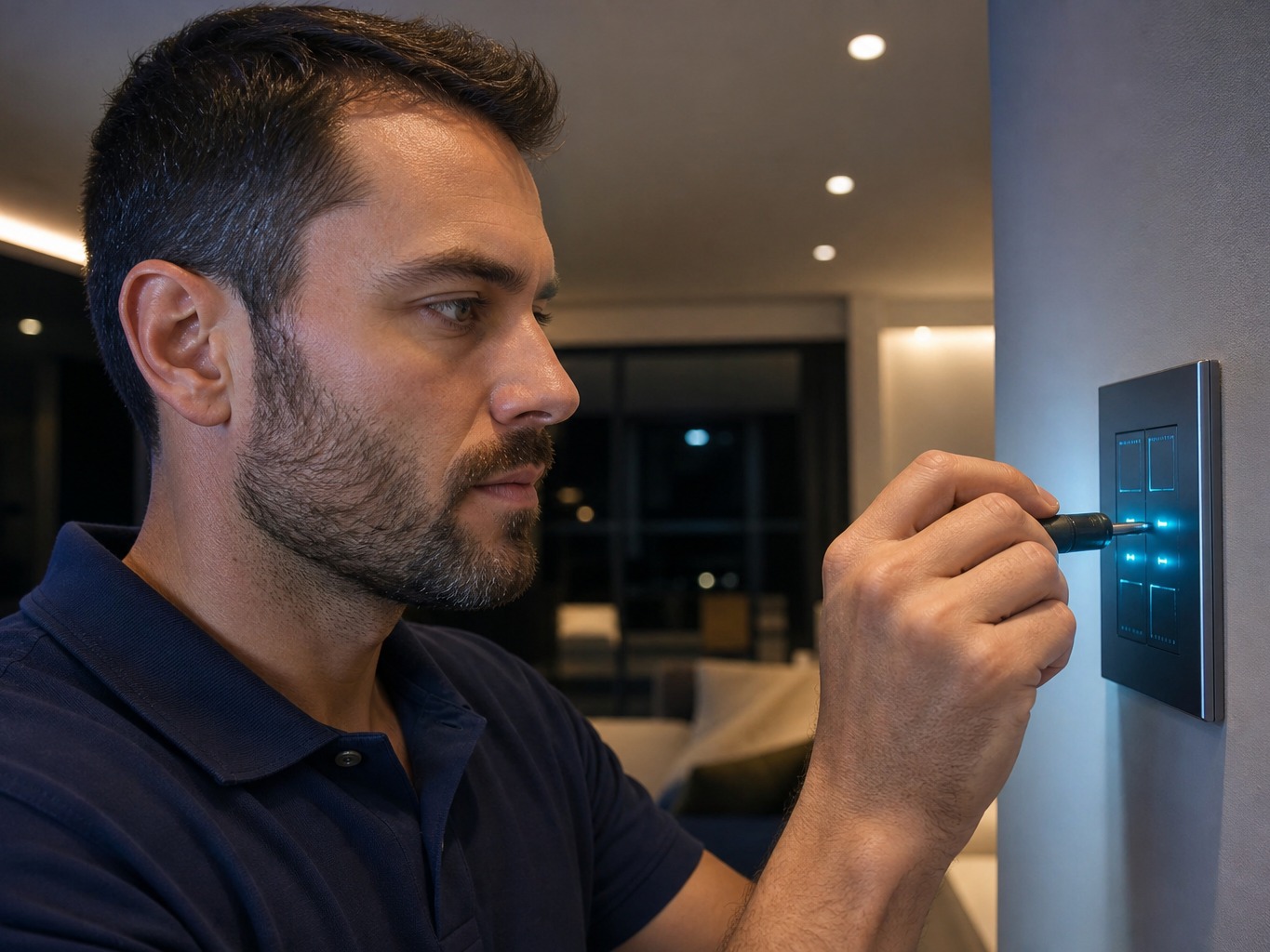 Smart lighting keypad and scene control
